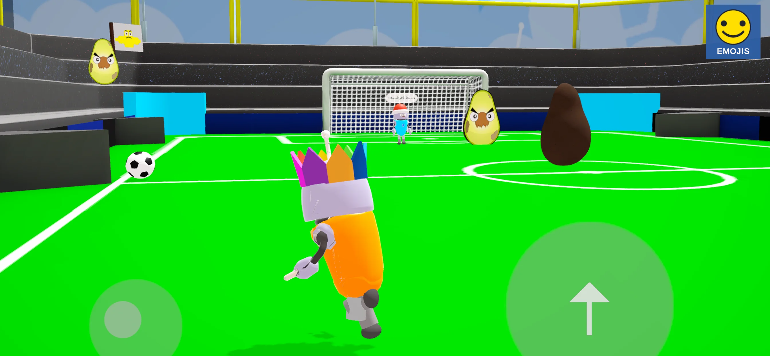 Buddy Bots playing soccer together