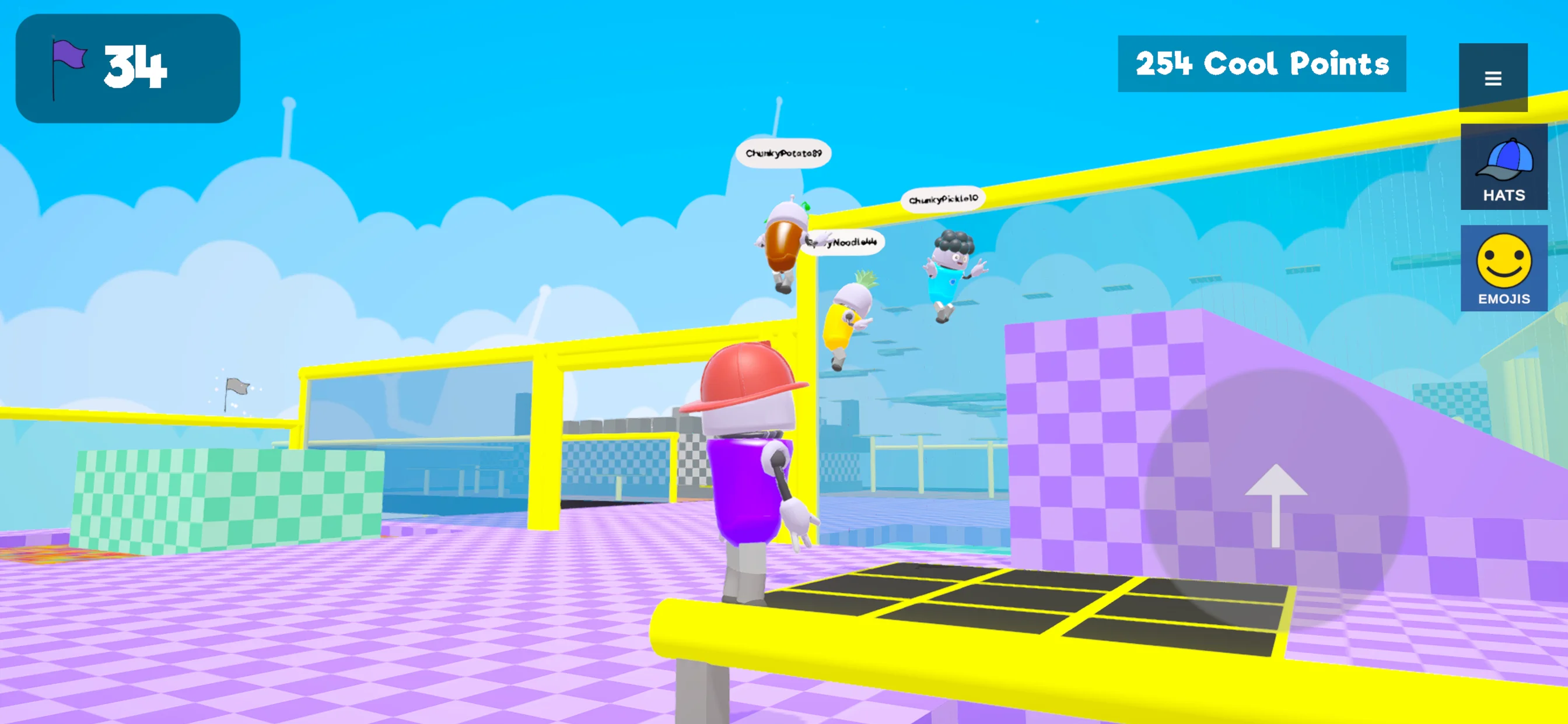 Players jumping together in Buddy Planet's Trampoline Park